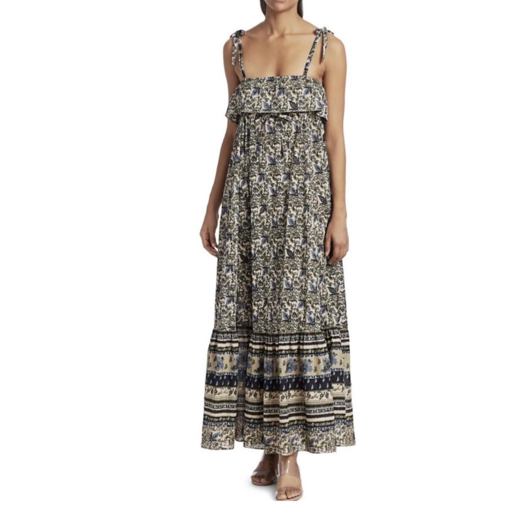 Free People Free People Tangier Babydoll Midi
Dress XS